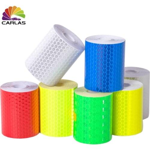 Car decoration Motorcycle Reflective Tape Stickers Car-Styling Automobiles Safe Material Safety Warning Decals