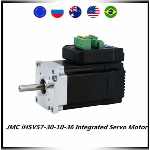 JMC iHSV57-30-10-36 Integrated Servo Motor with Driver 3000rpm 100w VDC 36v Mini Servo Motor & driver 8mm shaft 108mm length