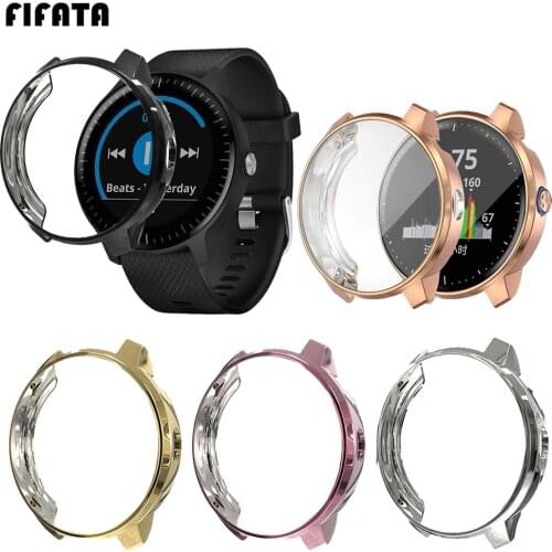 FIFATA High Quality TPU Watch Protective Case Cover For Garmin Vivoactive 3/3 Music Smart Watch Frame Replacement Watch Cover