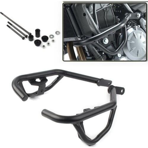 Z 650 Motorcycle Engine Guard Highway Crash Bar Frame Slider Protector For Kawasaki Z650 2017 2018 Black Steel