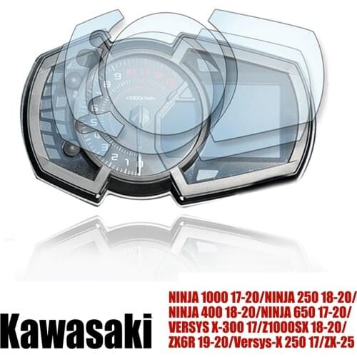 Motorcycle Dashboard Instrument Film Protect For Kawasaki Ninja 250 400 650 1000 Versys X 300 250 Z1000 SX ZX6R ZX25R ZX 6R 25R