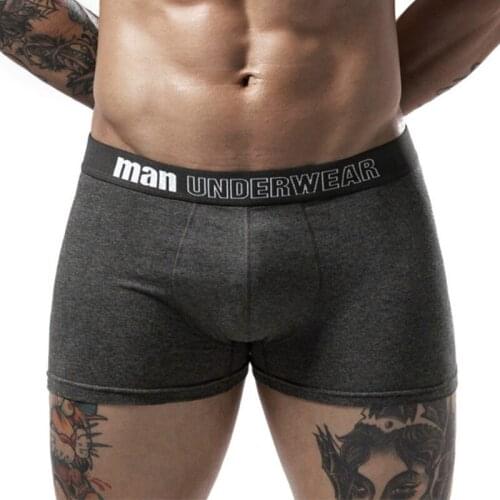 2021 Fashion Underwear Men Boxer Mens Panties Underwear Soft Cotton Boxers Shorts Male Boxershorts Long Underpants High Quality