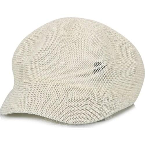 2021 Wjsh12 Summer Spring Korea Retro Painter Octagonal Hat Female Star Beret Caps