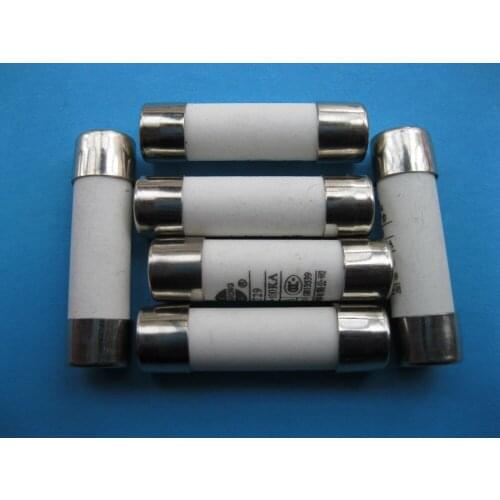 80 Pcs Ceramic Fuse Powder Filled Cartridge Cylindrical 380V 32A 8.5mm x 31.5mm