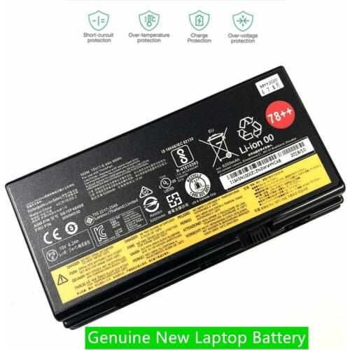 HKFZ New battery 78+ SB10F46468 00HW030 For Lenovo Thinkpad P70 P71 P72 01AV451 4ICR18 / 65-2 Genuine Laptop battery 15V 96Wh