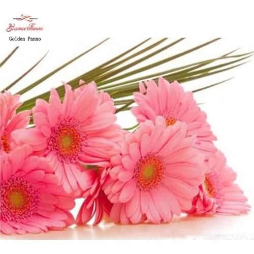 GOLDEN PANNO Diamond Painting Full Square 5D Diy Daimond Embroidery Diamant Mosaic Sale rhinestones pictures Flower 03