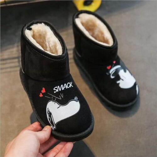Children Snow Boots Boys Winter Warm Boots For Girls Baby Short Boots Anti-slip Children Shoes For Toddler Boots Kids