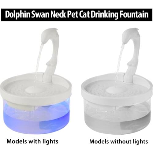 Automatic Circulating Water Dispenser For Pets Cat Water Dispenser LED Pet Automatic Drinking Fountain For Pet