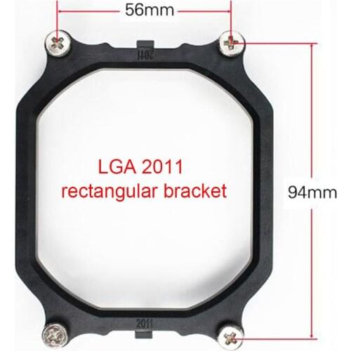 For X79 motherboard socket rectangular intel LGA2011 CPU cooler bracket 2011 CPU Holder plastic stents frame