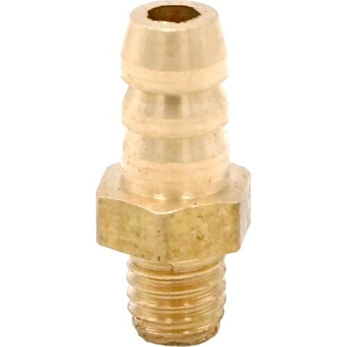 LOT 5 Hose Barb I/D 5mm x M5 Metric Male Thread Brass coupler Splicer Connector fitting for Fuel Gas Water