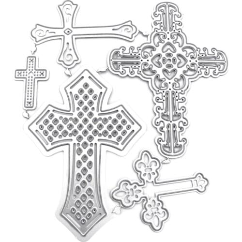 Cross Metal Cutting Dies Stencil Scrapbooking DIY Album Stamp Paper Card Mold