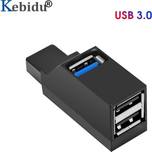 Mini 3 Ports USB 3.0 Hub High Speed Data Transfer Splitter Box Adapter For MacBook Pro PC Laptop Multi-port USB Hub