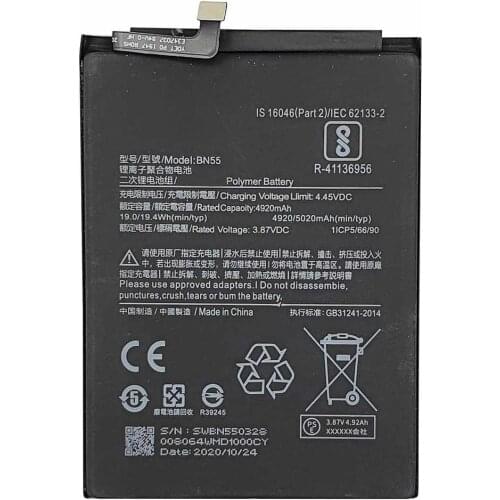 Аккумуляторы для телефонов Xiaomi Redmi Note 9S Movitek China At AliExpress