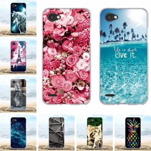 Newest Bag For LG Q6 Case Cover Silicon Soft TPU Fundas For LG Q6 /M700/ Q6 Plus 5.5" Phone Bag Back Cover For Coque LG Q6A Case