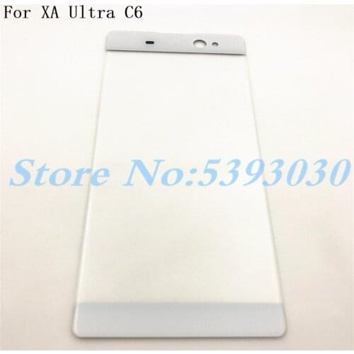 New Original 6.0" For Sony Xperia XA Ultra C6 F3211 F3212 F3215 F3216 F3213 Glass Front Outer Glass Lens Touch Screen Panel