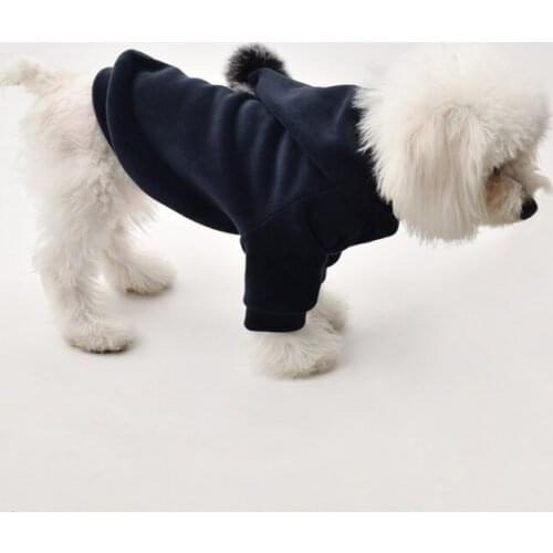 Small Pet Dog Clothes Coat Jacket Fashion Costume Puppy Thick Winter warm Hooded Thick Cotton Blend