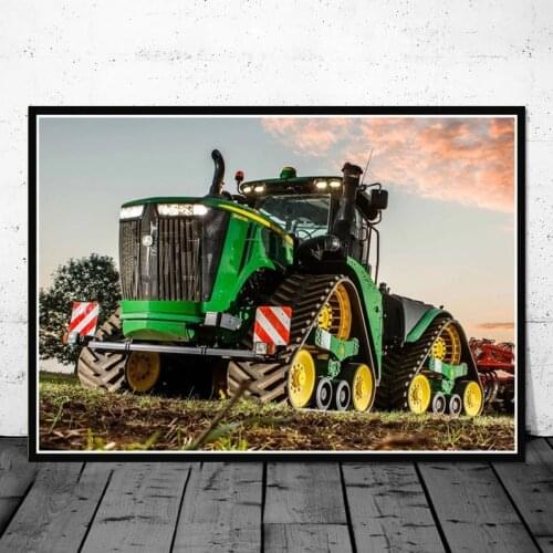 Poster Prints Hot Machine Tractor Farm Industrial Modern Movie Oil Canvas Painting Wall Art Pictures Home Decor quadro plakat