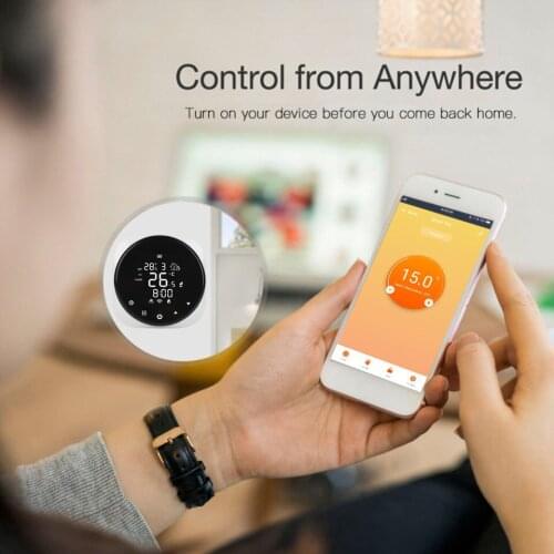 Professional Digital Water/Gas Boiler Heating Thermostat with WiFi Connection & Voice Control Room Temperature Controller