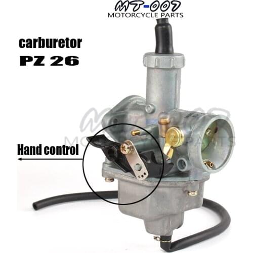 PZ26 Carburetor 26mm Carb ChokeFOR HONDA CB125 CRF150 XL125S XR TRX250 XR100 Recon MOTORCYCLE