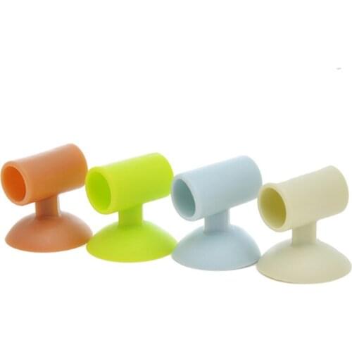 Sale Anti-Collision Silicone Door Cushion Cabinet Door Handle Lock Silencer Attached Silicone Anti-collision House Door Stopper