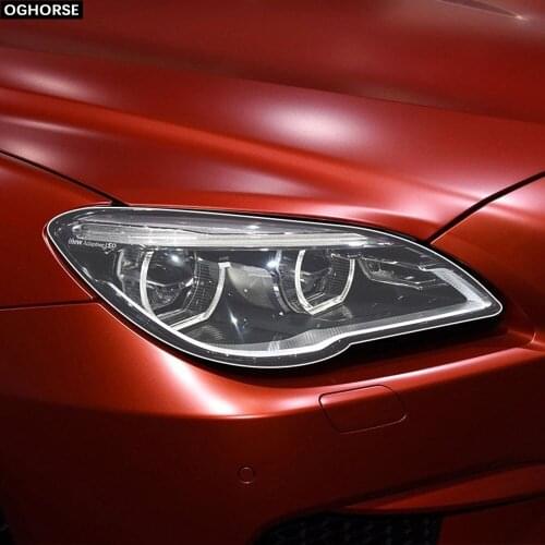 2 Pcs Self Healing TPU Protection Transparent Stickers Car Headlight Protective Film for BMW M6 2015-2017 Accessories