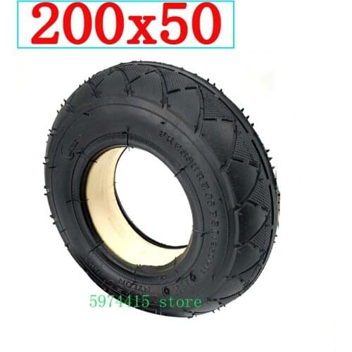 200x50 Tire 8x2 PU Filled Solid 8 Inch Tyres fits E Scooter Scooter Electric E100 E125 E200 Tire