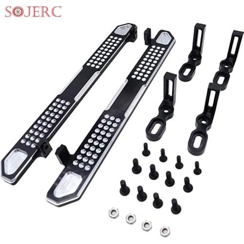 SOJERC 1Pair Metal Pedal Side Board for 1/10 RC Crawler TRX-4 Trx4 Bronco Upgrade Parts