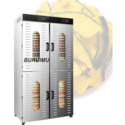 Food Dehydrator Fruit Dryer Stainless Steel Snacks Dehydration Commercial Household Vegetable Herb Meat Drying Machine
