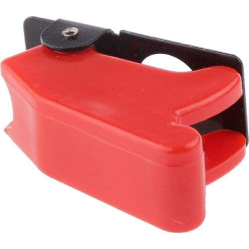 Light Toggle Switch Rocker ONOFF Red Cover Dustproof for Car Truck AT