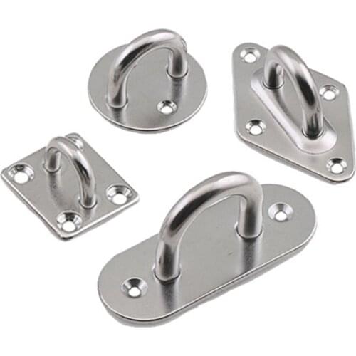 M5 M6 M8 304 Stainless Steel U-Type Hook Wire Rope Tension Device Shading Net Tarpaulin Installation DIY Tool Flange Bolt Hook