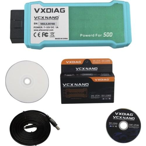 WIFI Version VXDIAG VCX NANO for Land Rover and Jaguar Software