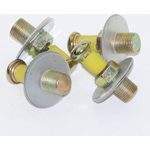 4pcs NEW Door Lock Holder Tappet Screws + Gaskets For VW Jetta Golf MK2 Passat B4 Polo Scirocco Transporter 357 837 034