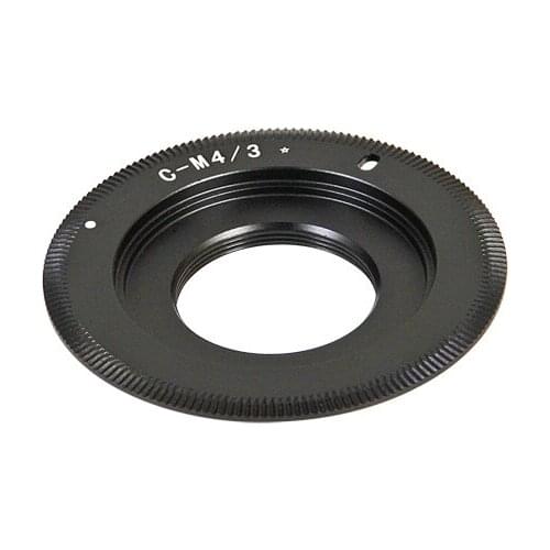 Black C mount Lens Adapter Ring to Micro 4/3 adapter for Olympus E-P1 E-P2 E-P3 G1 GF1 GH1 G2 GF2 GH2 G3 GF3 Camera C-M4/3
