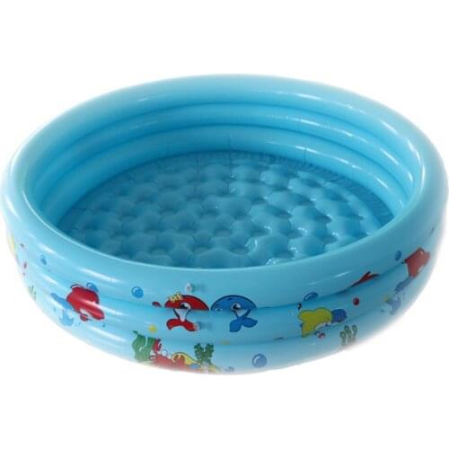 1Set Baby Infant Inflatable Swimming Pool Kid Round Safety Swim Pool for Toddler K1KC