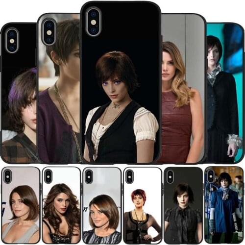 Ashley Greene black Silicone Phone Case For iPhone 12 XR XS Max 5 5S SE 2020 6 6S 7 8 PLUS X 11Pro Max 11 Cover