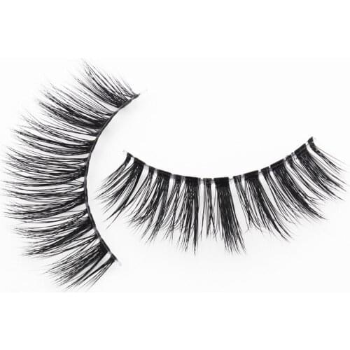 Flash girl MA16 hot selling 100% handmade 3d silk protein eyelashes with pink packaging