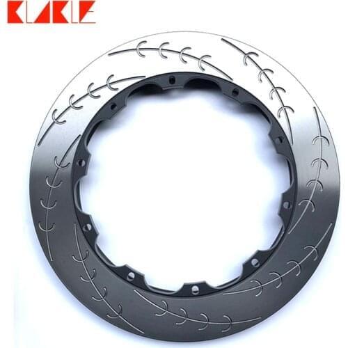 KLAKLE Modified Brake Rotor 285*24MM Fish Bone Rotor 10 Mounting Holes Frition Area 52MM Front Axle For BMW F11