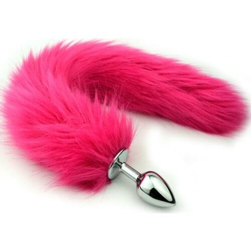 Fox Tail Anal Plug Adult Games Cosplay Anal Dilator Stimulator G Spot Anus Masturbation Metal Butt Plug Tail Sex Toys For Woman