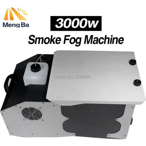 High Power Remote Control 3000W Low Lying Ground Smoke Fog Machine with Oil and Frozen Ice for weding/party/DJ/Stage Equipment