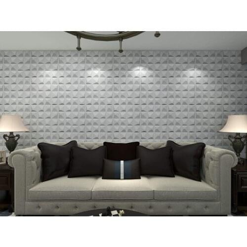 Decorative Plastic 3D Wall Art Wall Tile Pack of 12 Tiles 32 Sq Ft