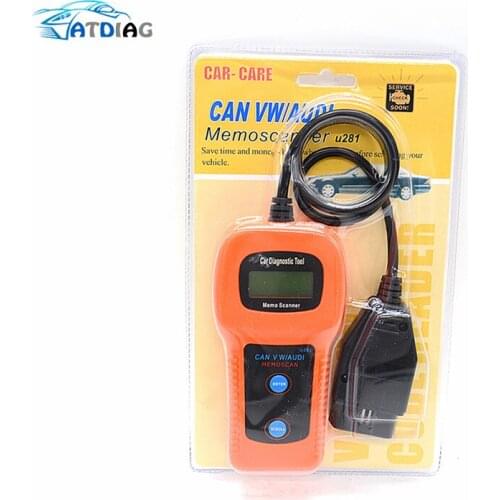 OBD2U281 EOBD Code Reader CAN-BUS Diagnostic Scanner U281 OBD 2 Scanner Code Reader Reset Tool U281