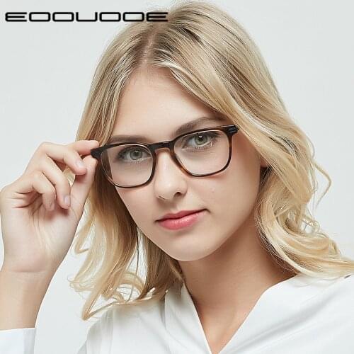 Glasses Frame Men Women Vintage Acetate Prescription Eyeglasses Myopia Optical Frame Eyewear
