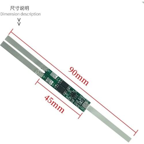 7.4V 6A lithium battery protection board battery switch circuit board charge and discharge protection board