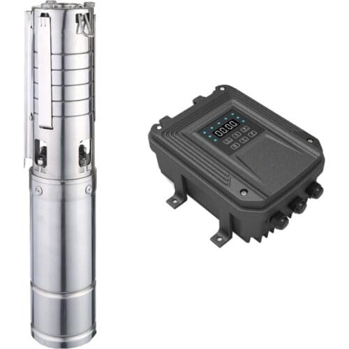 Solar 3 phase bore pump for irrigation 150 meters solar deep well water pump