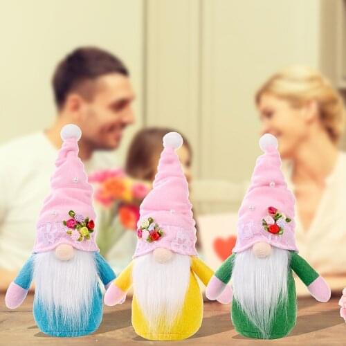 Spring Flowers Dwarf Gnome Education toy Mothers Day Education Toy For children Decoration Decoration For children Toy
