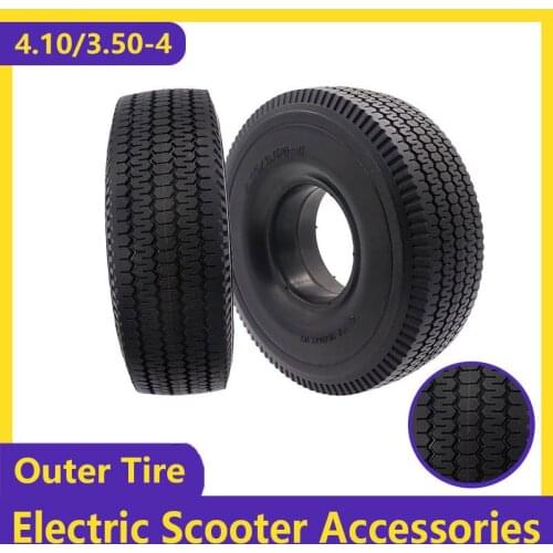 4.10/3.50-4 Tyre 4.10/3.50-4 Explosion-proof Tyre 10 Inch Outer Tire Solid Tire Fit Warehouse Car Electric Scooter Tyre
