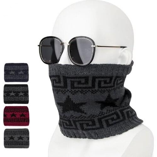 XEONGKVI Korean Add Plush Cycling Protect Ear Collar Autumn Winter Brand Collar Type Woolen Yarn Men Scarf