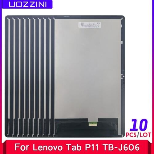 10 pieces/pcs NEW LCD For Lenovo Tab P11 JB-J606 J606F 11"inch LCD Display Touch Screen Digitizer Assembly Replacement For J606