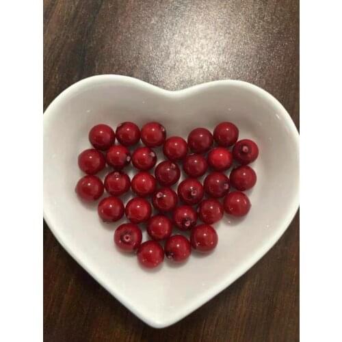 20/pcs DIY Jewelry Round shell pearls half drilled 8mm loose pearls factory price best sale LP07