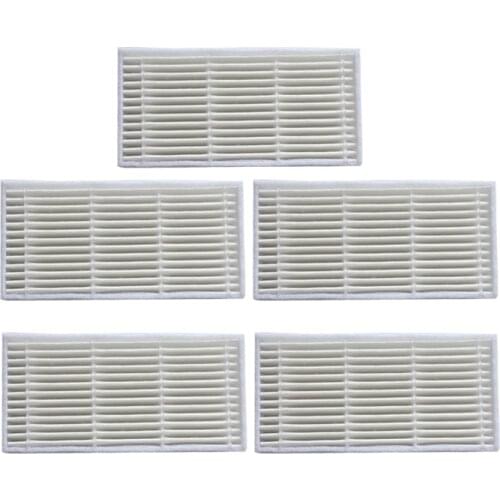 5 pieces/lot Robot Vacuum Cleaner Parts HEPA Filter for Proscenic series SUZUKA series 780T/KAKA